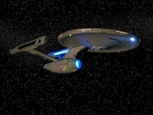 The refit Enterprise